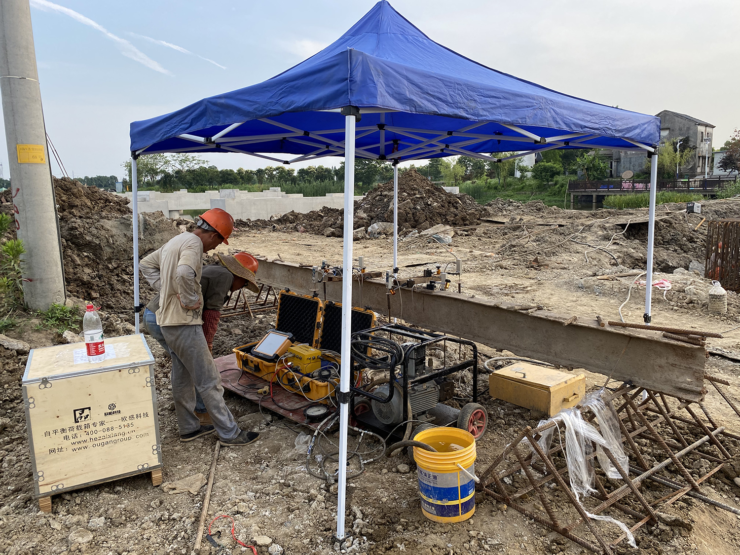 端承樁承載力的兩種檢測方法！-荷載箱